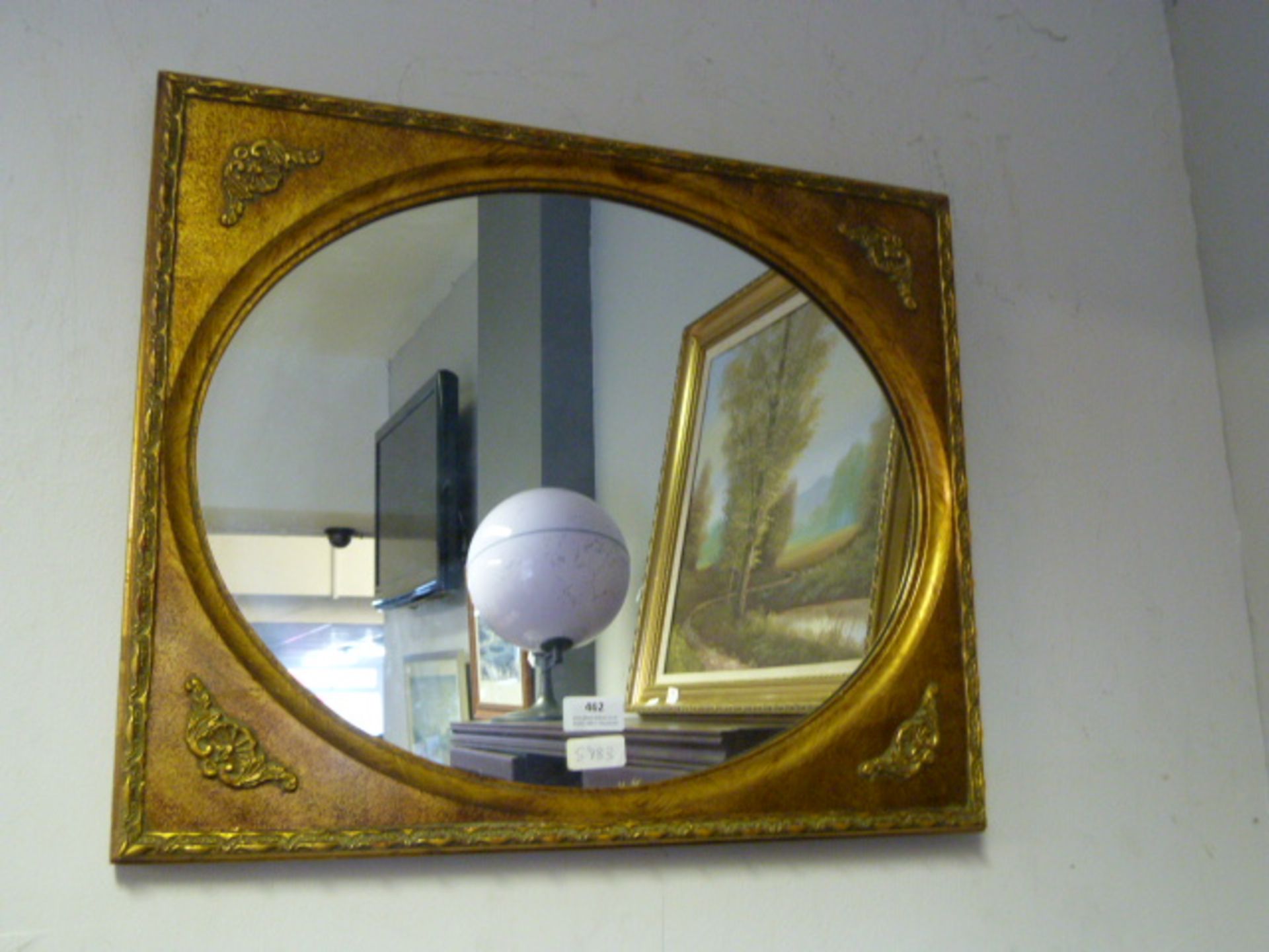 Gilt Framed Wall Mirror