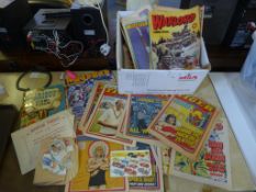 Box Containing Vintage Comics