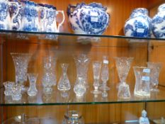 Collection of Cut Glassware