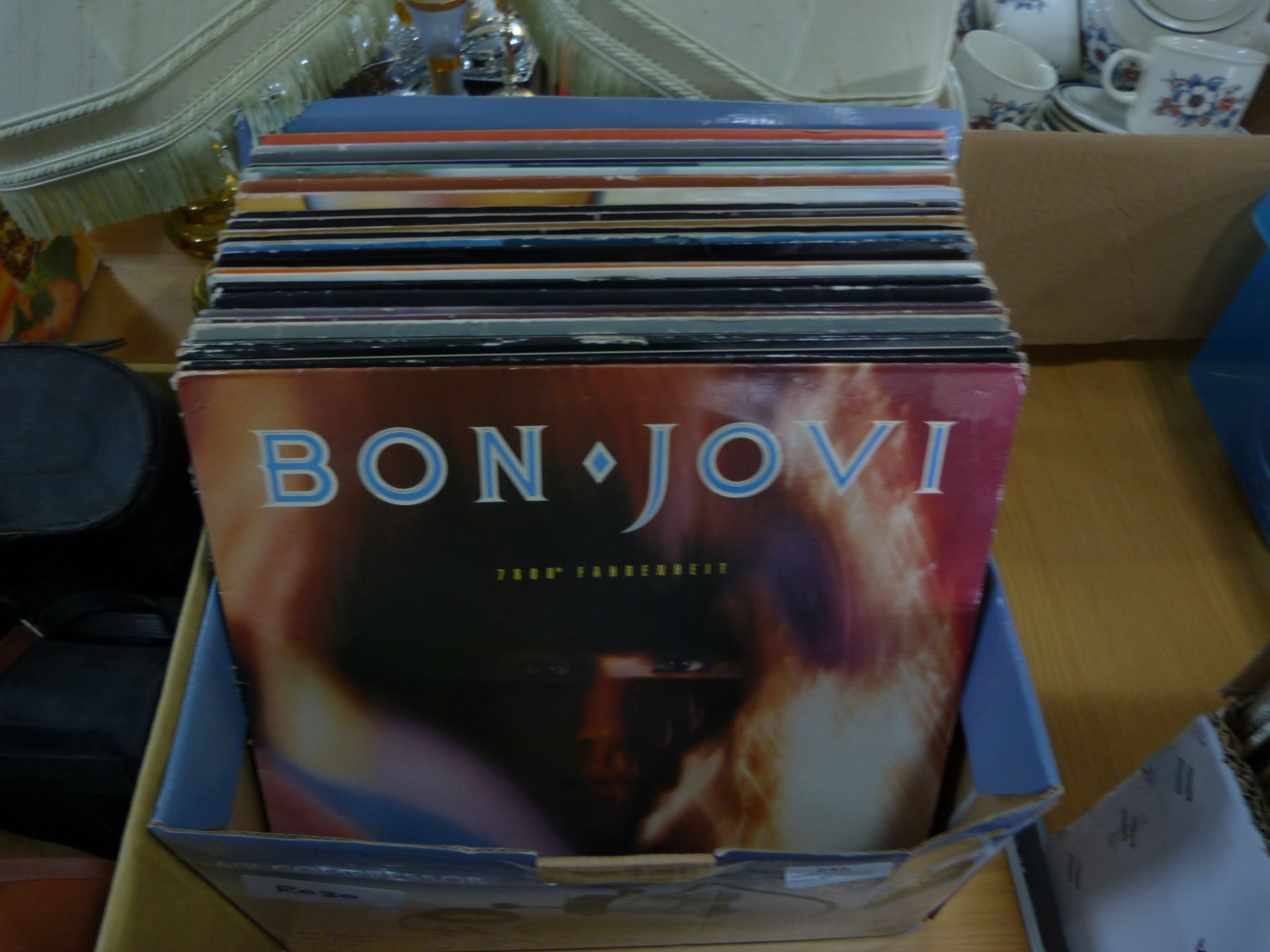 Box of LP Records