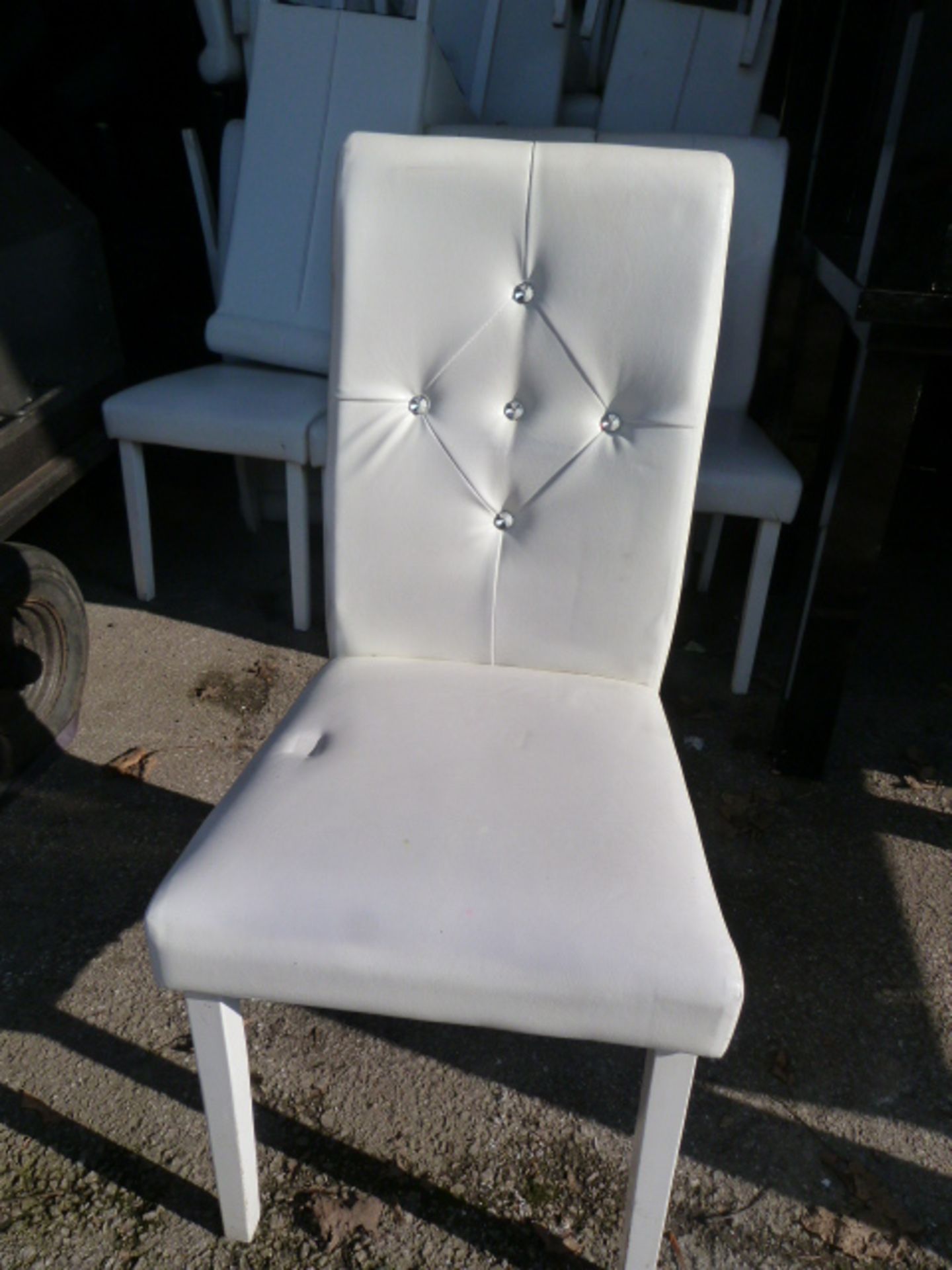 50+ White Upholstered Restaurant Chairs