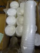 Approximately 360 12oz Polystyrene Sauce Cups