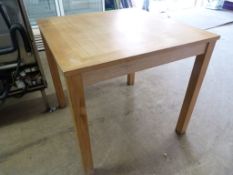 Oak Table 80x80x74cm
