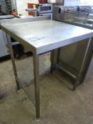 *Stainless Steel Preparation Table 70x70x91cm