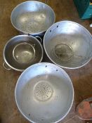 Assorted Colanders and Sieves