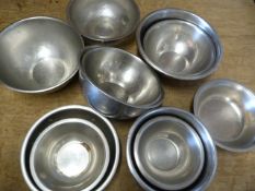 Quantity of Assorted Stainless Steel Bowls