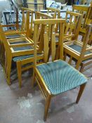 Eleven Wooden Chairs