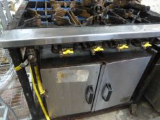 Five Ring Gas Range over Oven