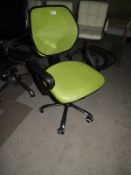 Office Chair (Lime Green & Black)