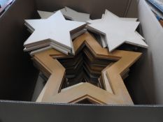 *Box Containing 80cm CNC Copper MDF Stars