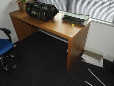 Light Oak Office Desk