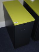 Standalone Drawer Unit in Lime Green and Charcoal Finish