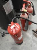 *Two CO2 Fire Extinguishers and a Dry Powder Fire