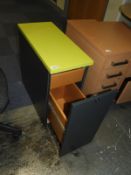 Standalone Two Drawer Unit (Lime Green & Charcoal)