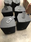 *Four Tannoy V6BLK Speakers with Wall Brackets