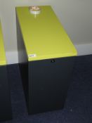 Standalone Drawer Unit in Lime Green and Charcoal Finish