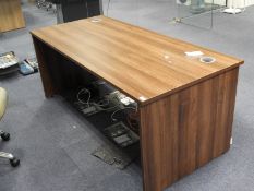 Dark Wood Desk 180x80cm