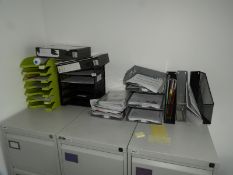 Assorted Office Filing Trays