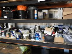 *Two Shelves Containing Assorted Painting & Decora