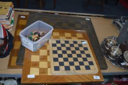Collection of Chess Boards and Pieces etc.