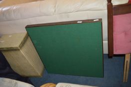 Green Baize Topped Card Table