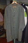 Vintage 1960's Tweed Overcoat