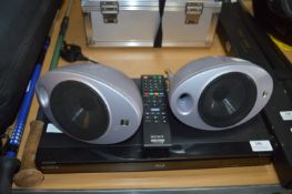 Sony Blu Ray Disc Player with Two Speakers