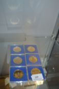 Collection of Six Bronze William Wilberforce Medal