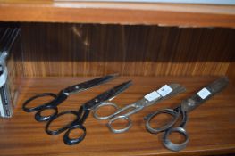 Four Pairs of Vintage Scissors