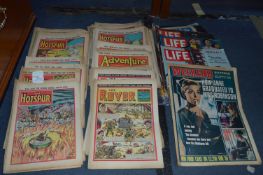 Collection of Retro Comics and Magazines