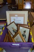 Box of Framed Pictures
