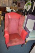 Red Armchair (Missing Cushion)