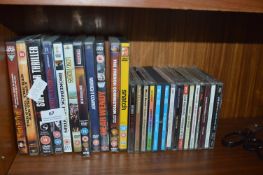 Collection of CDs and DVDs