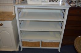 Four Height Shelf Unit with Two Basket Drawers