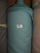 70" Roll of Pale Blue Upholstery Cloth