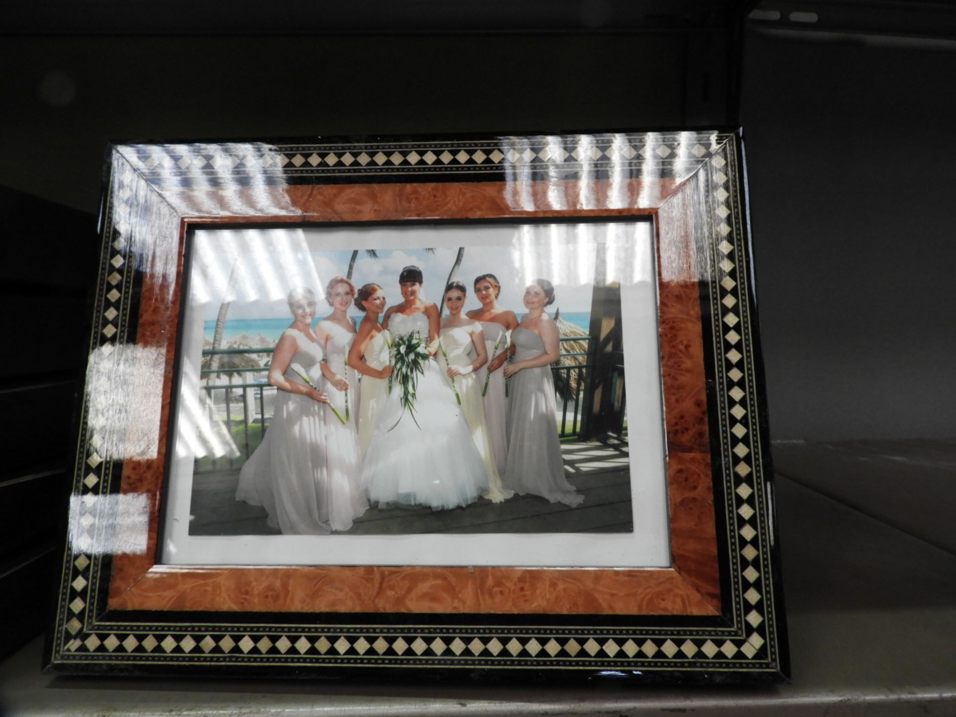 Six 5x7 Inlaid Photo Frames