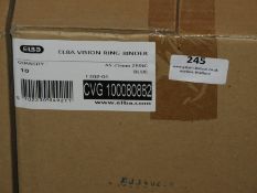 Two Boxes of 10 Elba Vision Ring Binders (Blue)