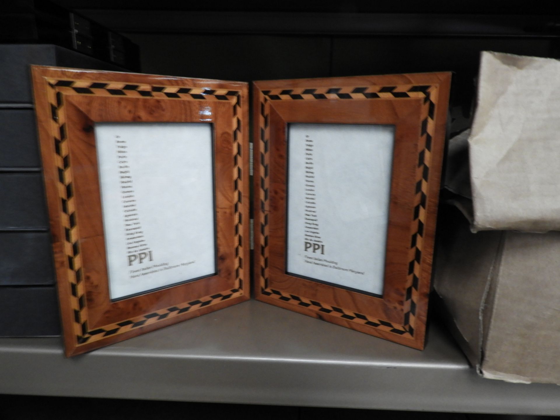 Six 5x7 Inlaid Photo Frames