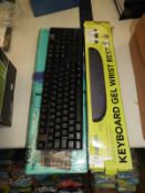 Two Wireless Keyboards and a Wrist Support