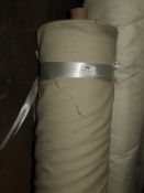70" Roll of Beige Upholstery Cloth