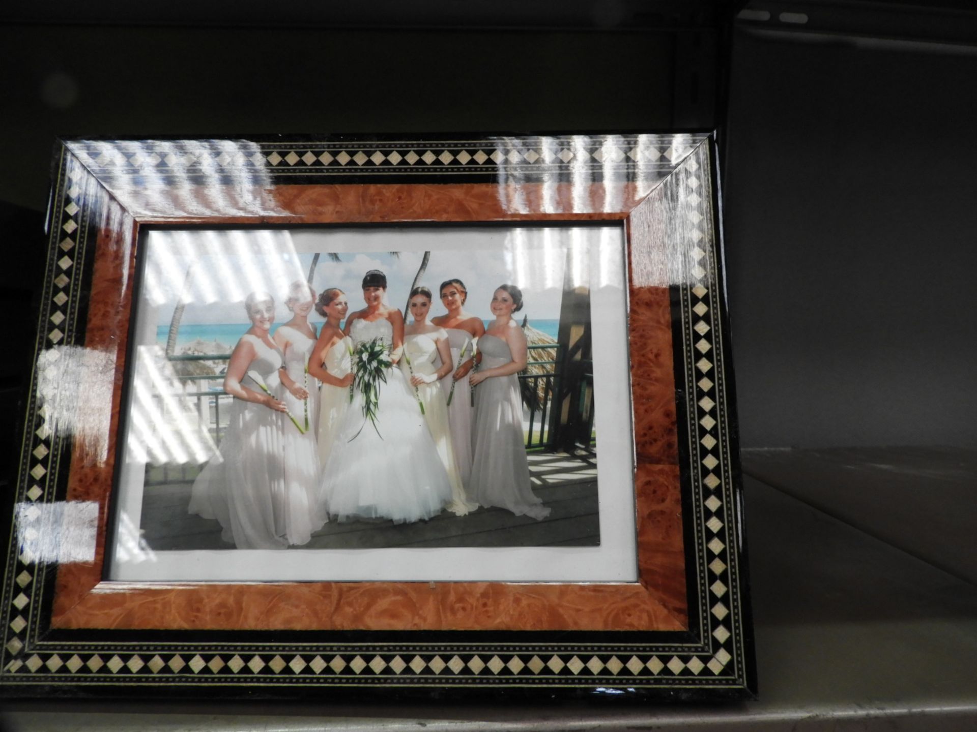 Six 5x7 Inlaid Photo Frames