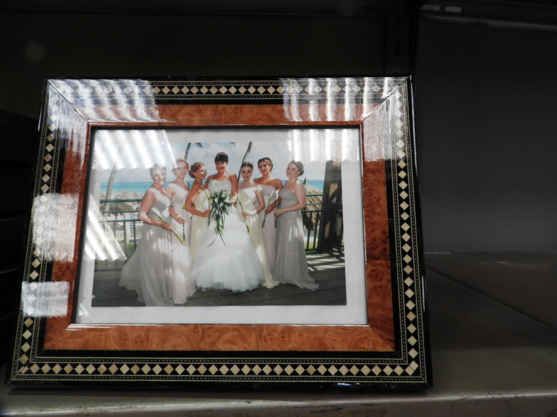 Six 5x7 Inlaid Photo Frames