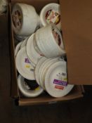Assorted Disposable Plates and Foam Bowls