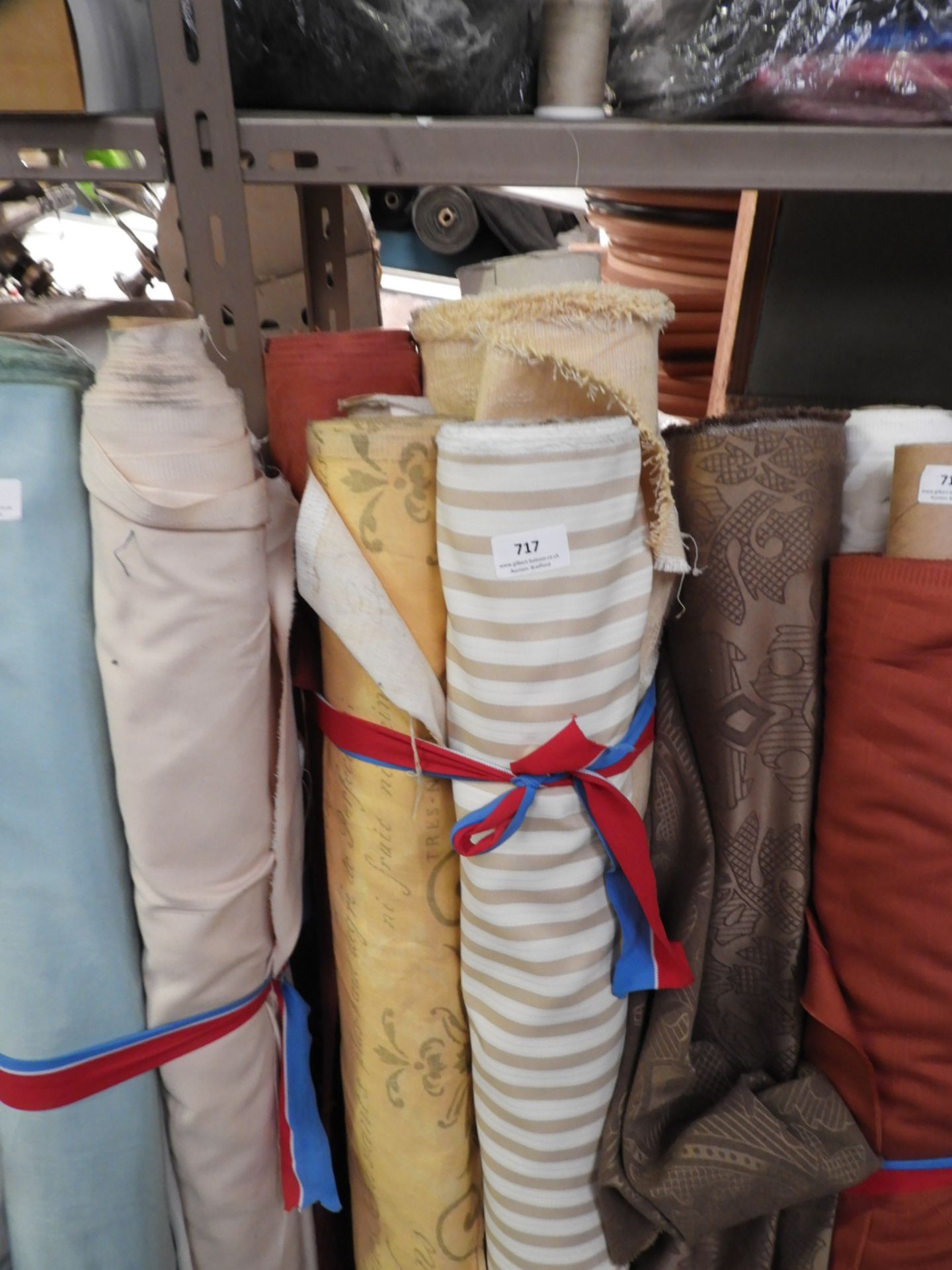Approximately 50m of Assorted Curtain Fabric
