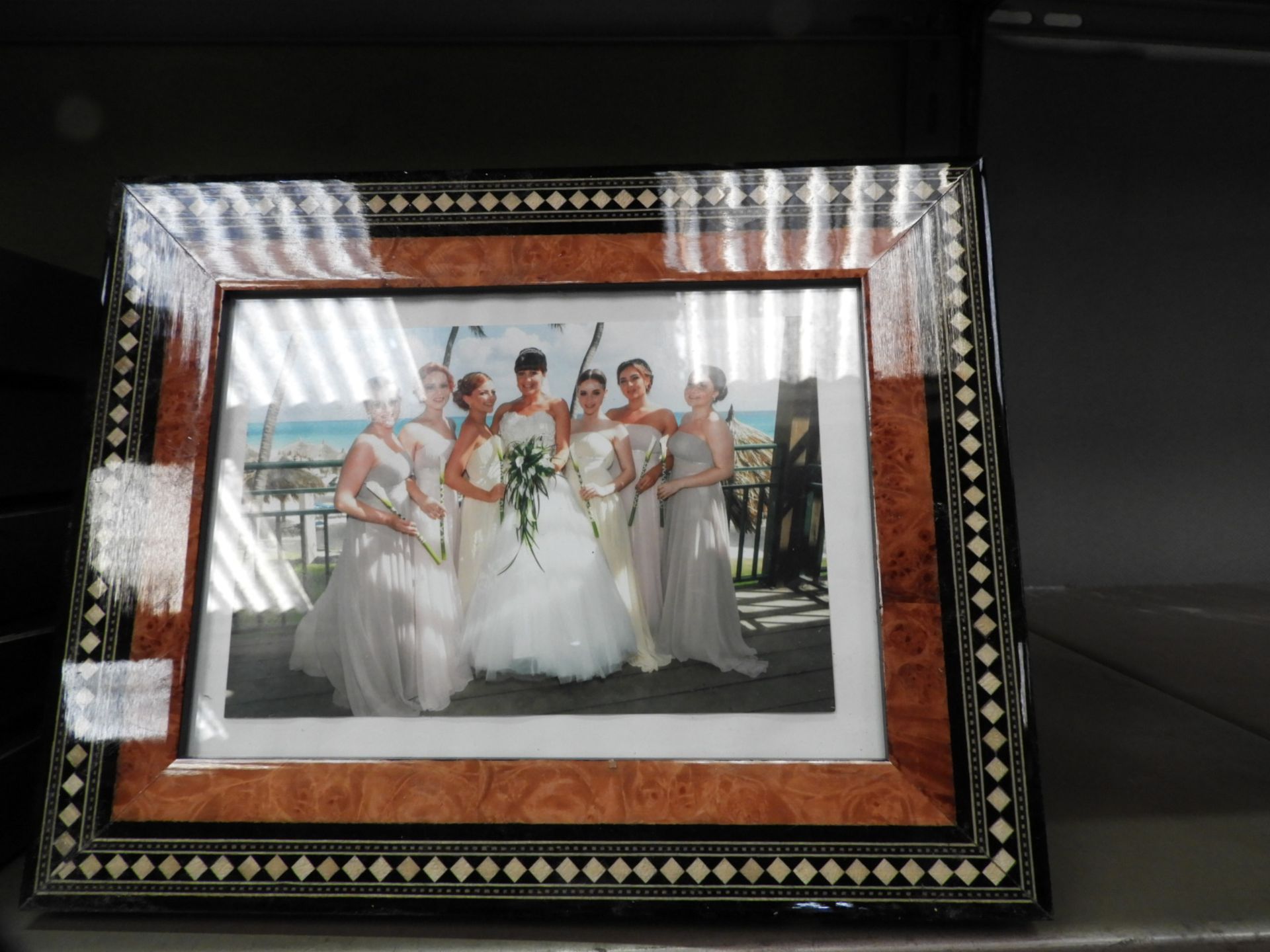 Six 5x7 Inlaid Photo Frames