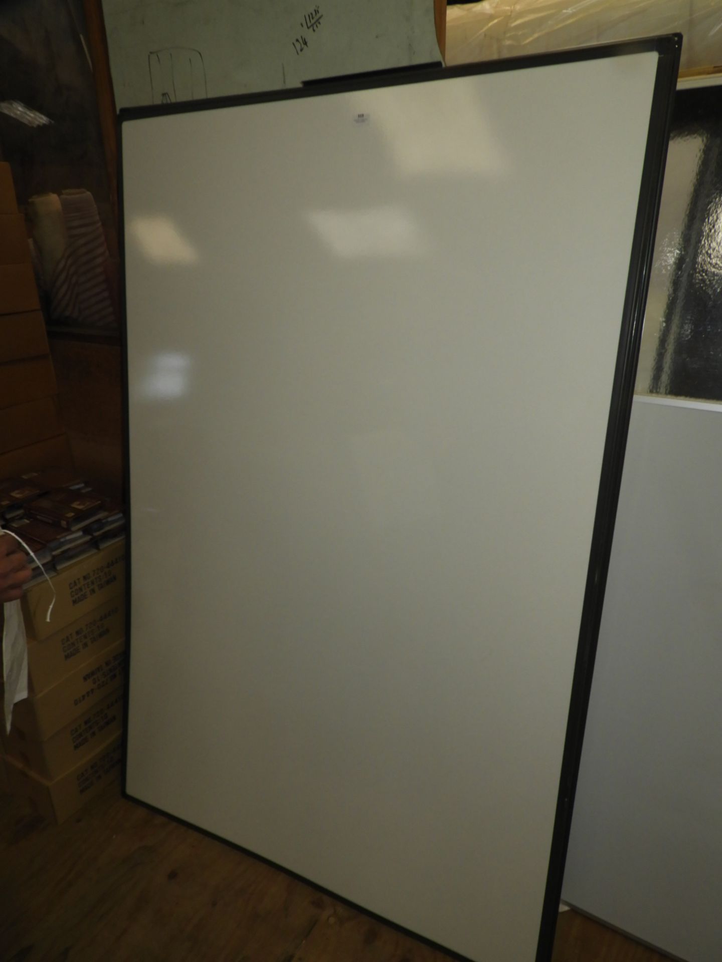 Large Unused Wall Mounted Whiteboard