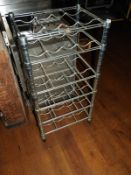 *Chrome Plated Wire Wine Rack