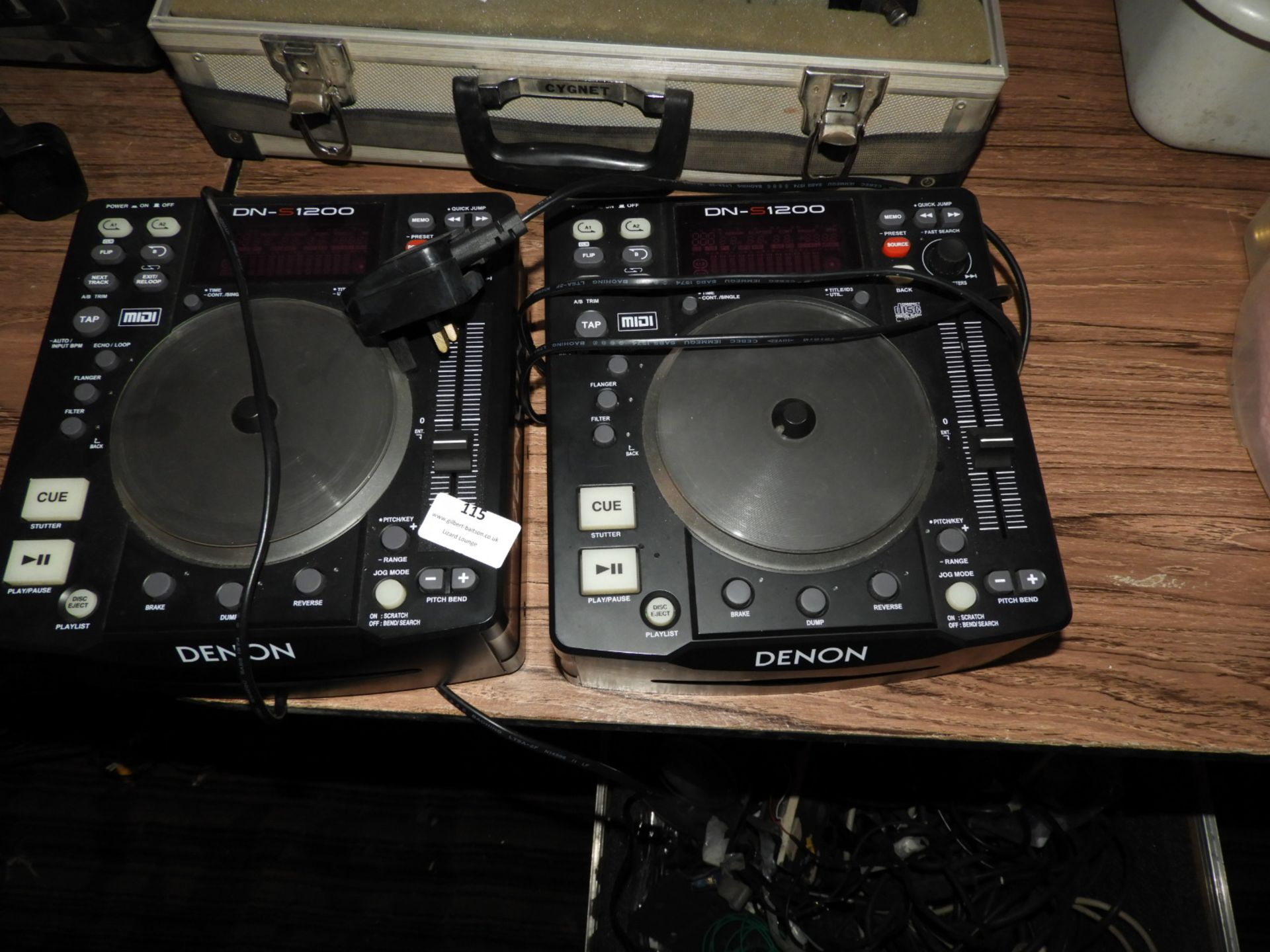 *Two Denon DN-S1200 CD Mixer Units
