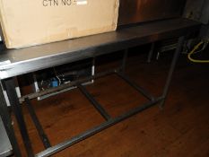 *Stainless Steel Preparation Table 120x70cm