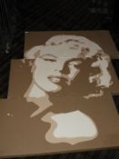 *Unframed Printed Canvas - Marilyn Monroe